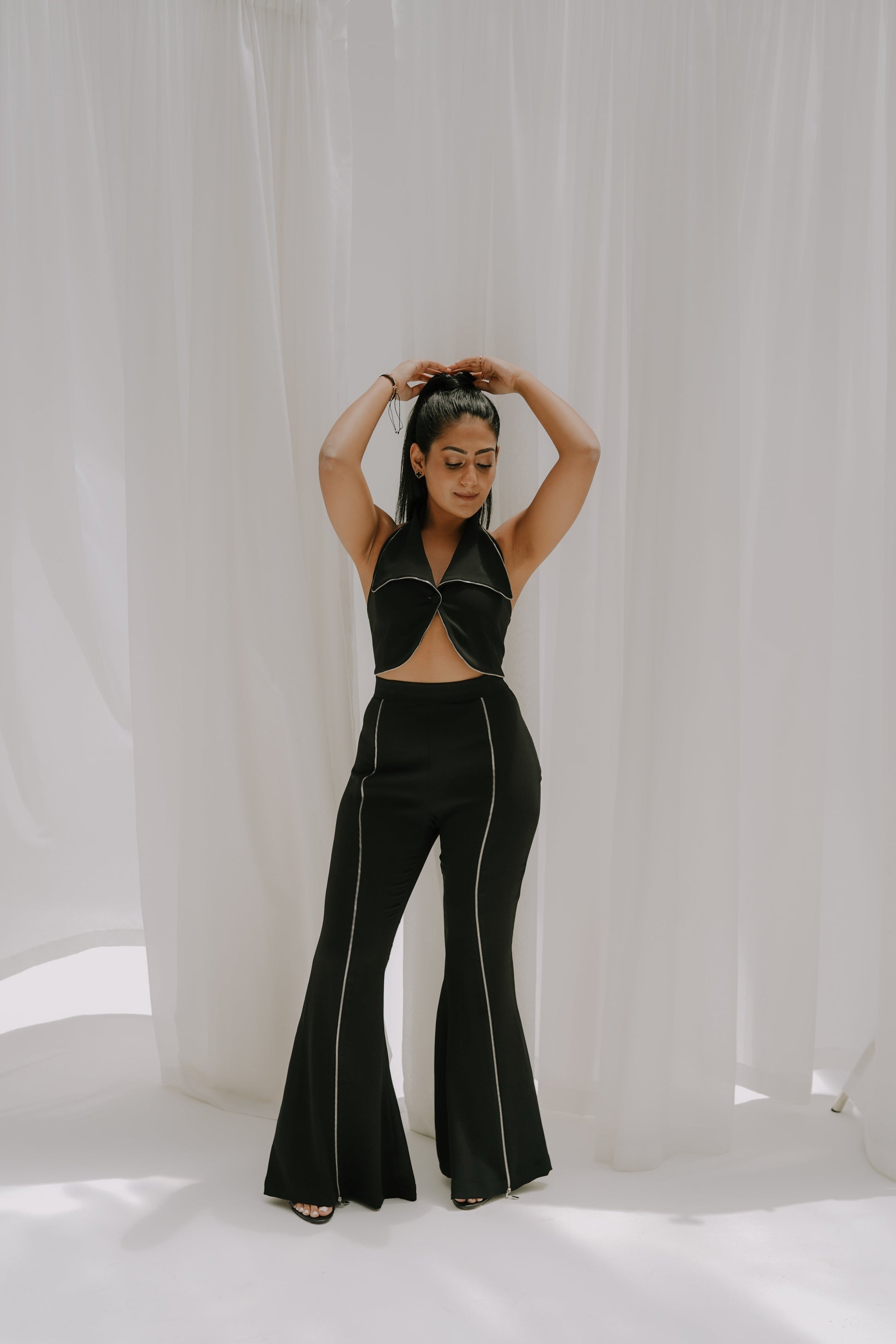 Buy stylish customised womens black party wear dress online