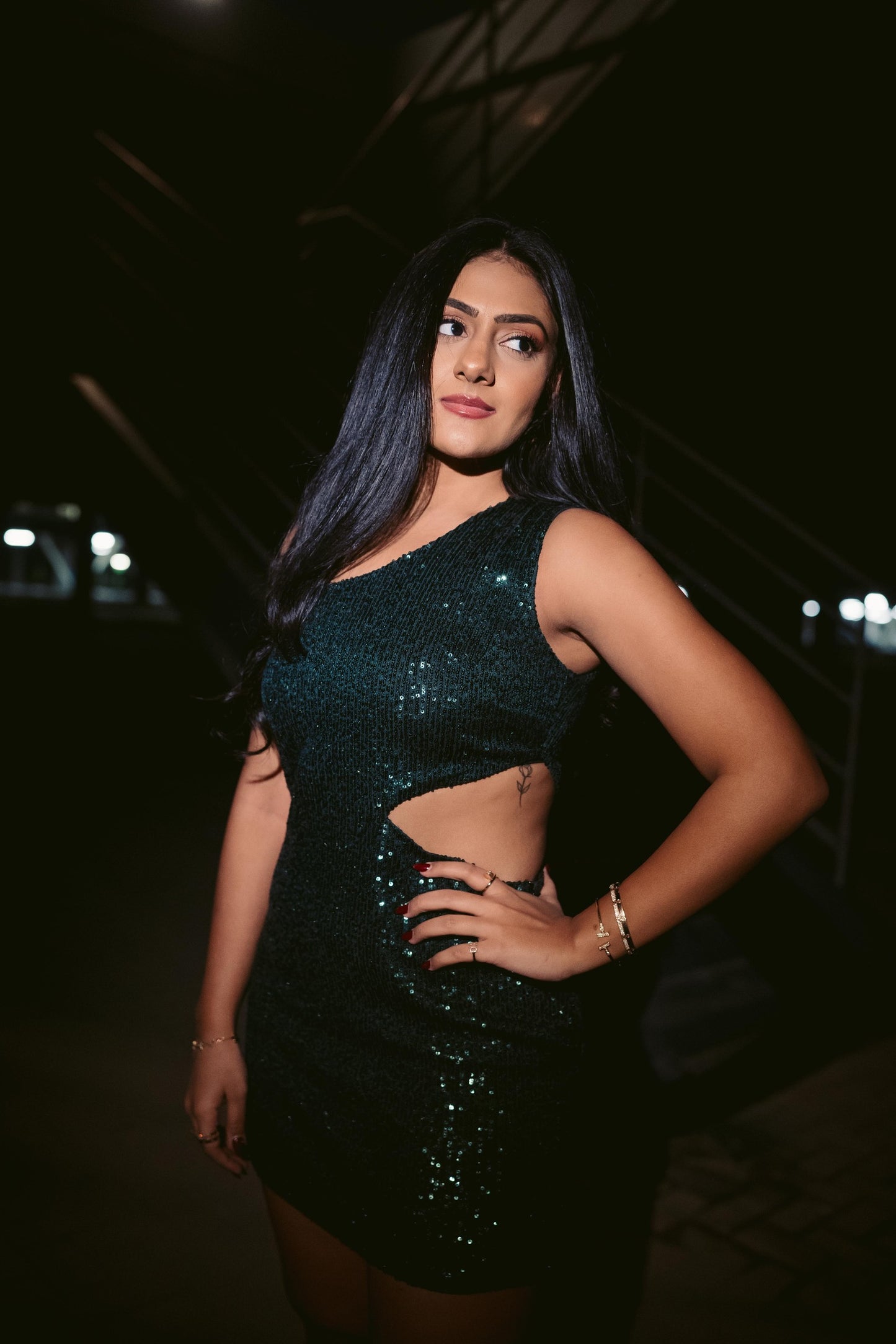 Buy a sexy tight-fit one shoulder mini dress in Dubai