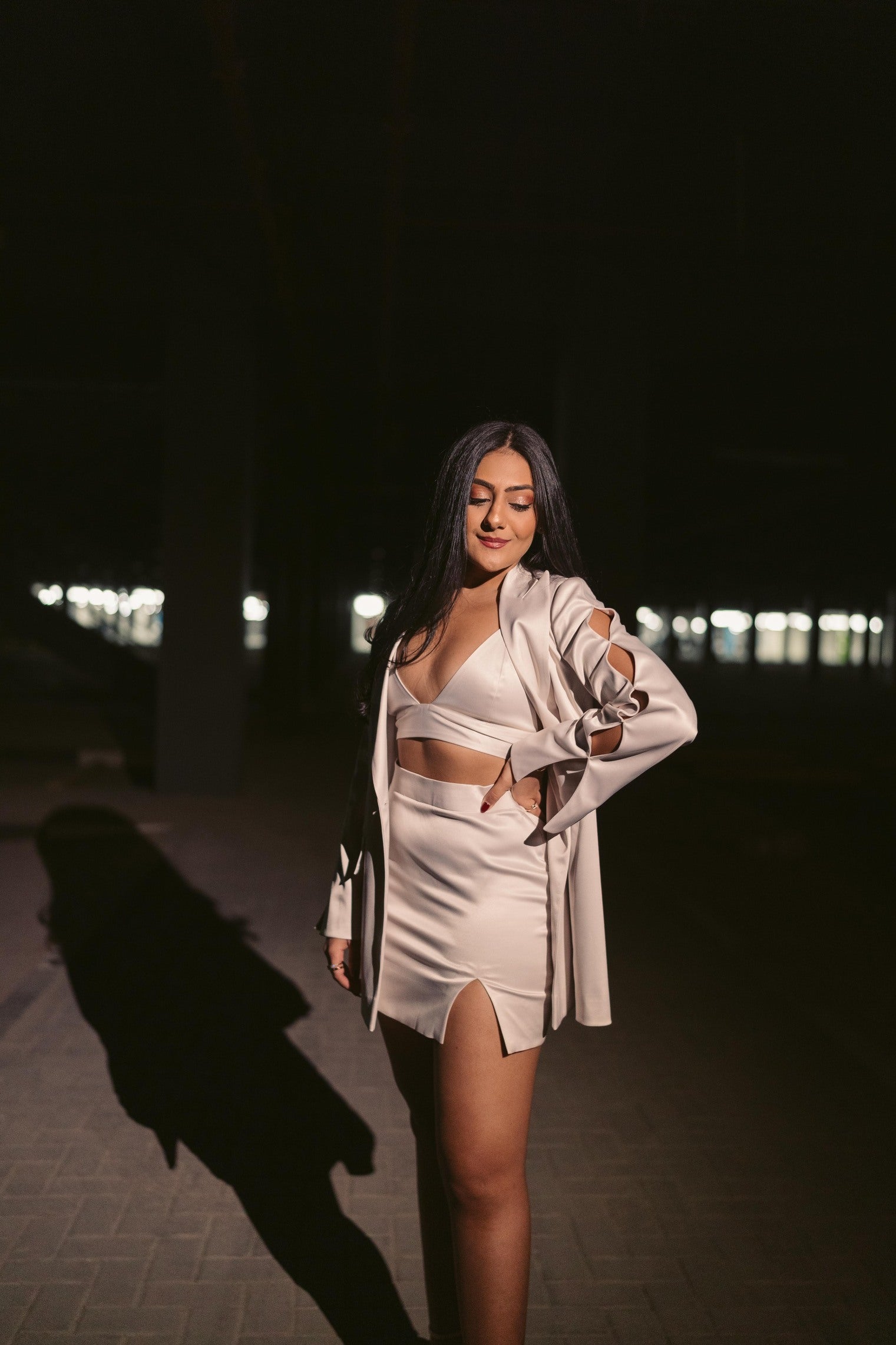 Buy online satin blazer for ladies in Dubai