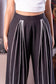 Buy customised Women flare pants with soft crepe with white piping in Dubai