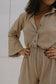 Buy a classic and comfortable ladies romper with sleeves and thick cuffs online in Dubai